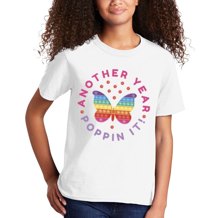 Another Year Poppin It Butterfly Push Pop Kids T-Shirt