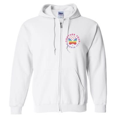 Another Year Poppin It Butterfly Push Pop Full Zip Hoodie