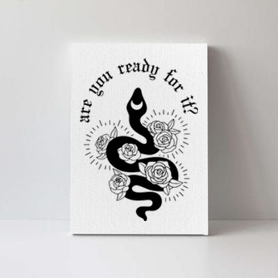 Are You Ready For It Rep Expression Snake Canvas