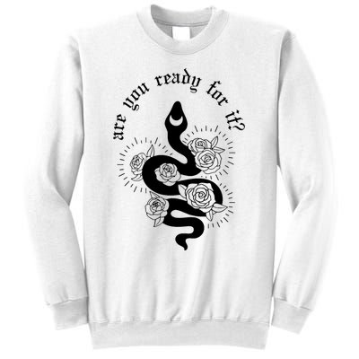 Are You Ready For It Rep Expression Snake Sweatshirt