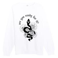 Are You Ready For It Rep Expression Snake Premium Crewneck Sweatshirt