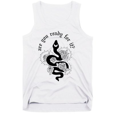 Are You Ready For It Rep Expression Snake Tank Top