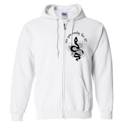 Are You Ready For It Rep Expression Snake Full Zip Hoodie