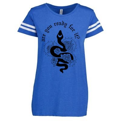 Are You Ready For It Rep Expression Snake Enza Ladies Jersey Football T-Shirt