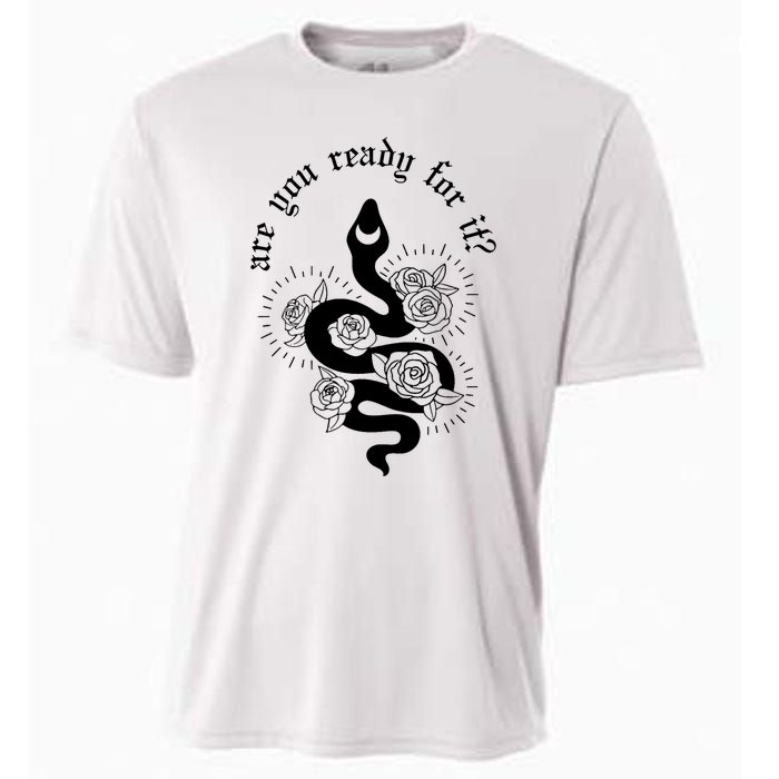 Are You Ready For It Rep Expression Snake Cooling Performance Crew T-Shirt