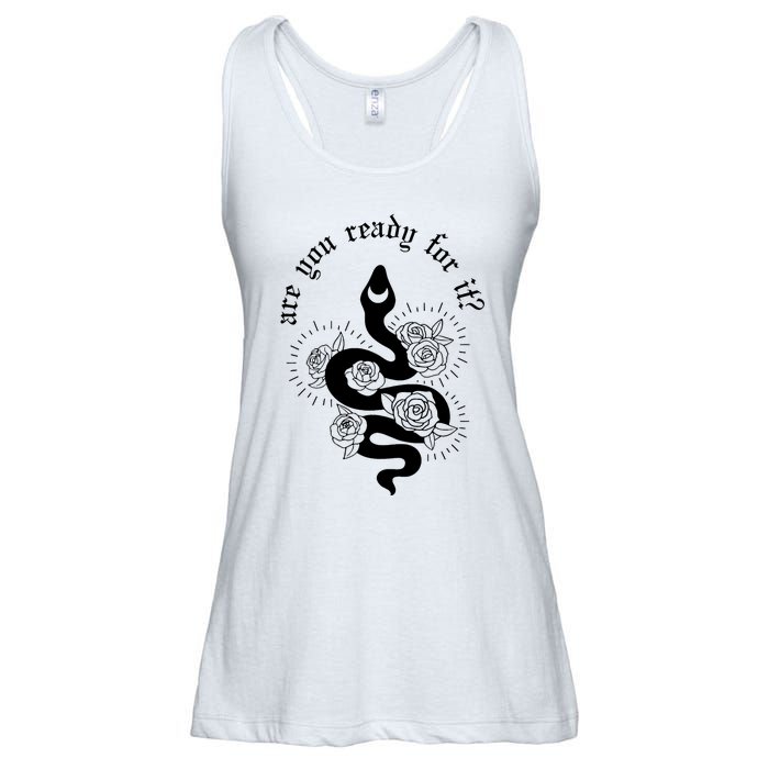 Are You Ready For It Rep Expression Snake Ladies Essential Flowy Tank