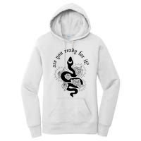 Are You Ready For It Rep Expression Snake Women's Pullover Hoodie