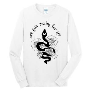 Are You Ready For It Rep Expression Snake Tall Long Sleeve T-Shirt