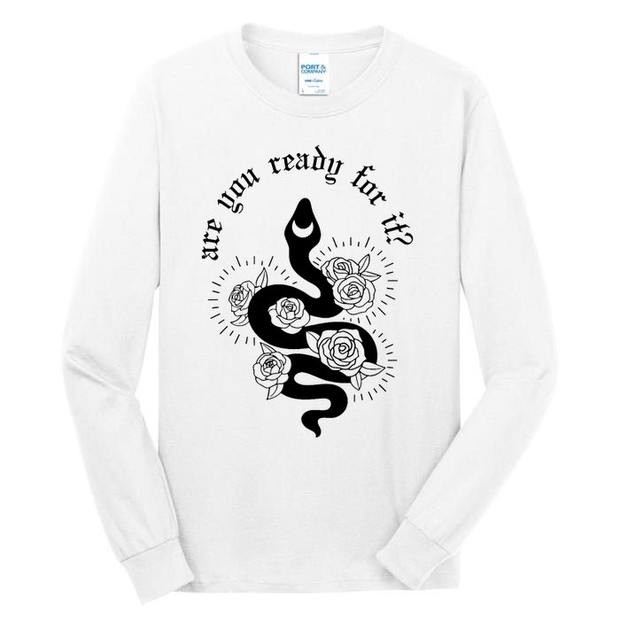 Are You Ready For It Rep Expression Snake Tall Long Sleeve T-Shirt