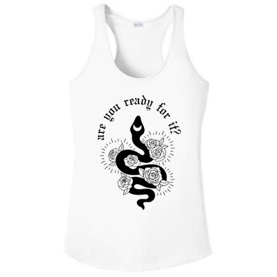 Are You Ready For It Rep Expression Snake Ladies PosiCharge Competitor Racerback Tank