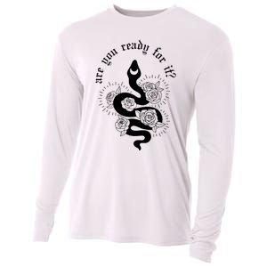 Are You Ready For It Rep Expression Snake Cooling Performance Long Sleeve Crew