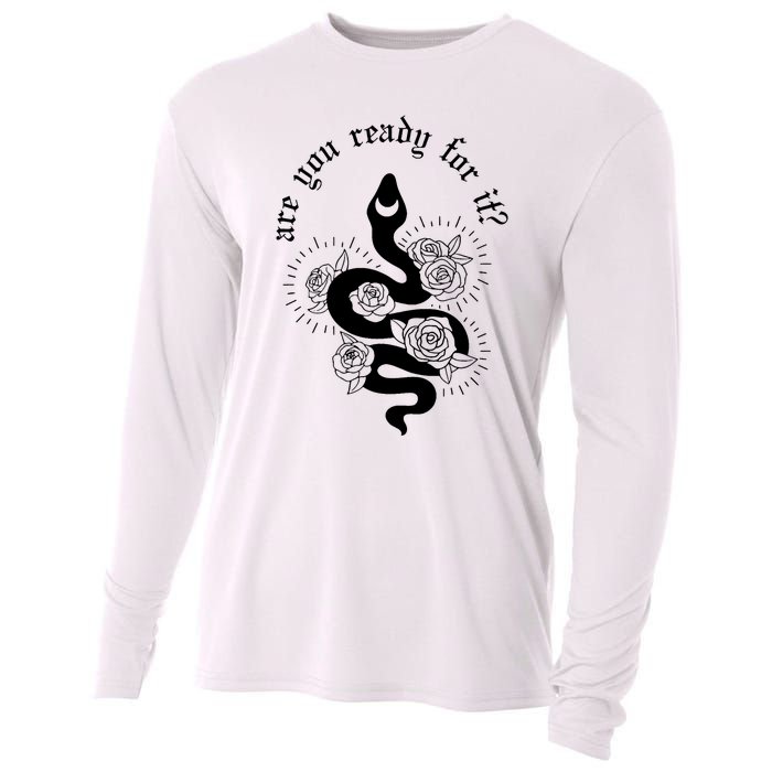 Are You Ready For It Rep Expression Snake Cooling Performance Long Sleeve Crew