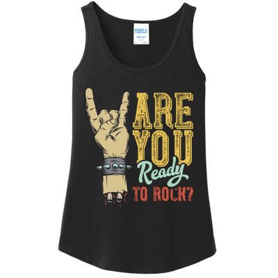 Are You Ready To Rock Ladies Essential Tank