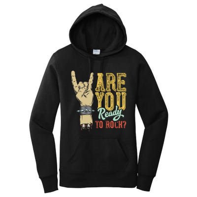 Are You Ready To Rock Women's Pullover Hoodie