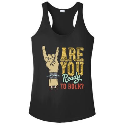 Are You Ready To Rock Ladies PosiCharge Competitor Racerback Tank