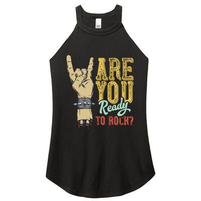 Are You Ready To Rock Women's Perfect Tri Rocker Tank