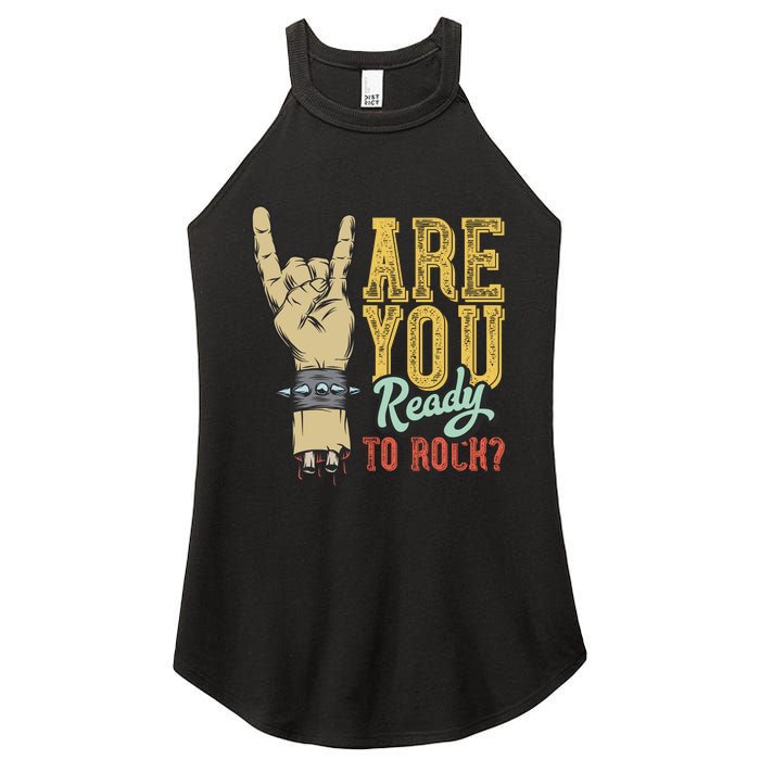 Are You Ready To Rock Women's Perfect Tri Rocker Tank