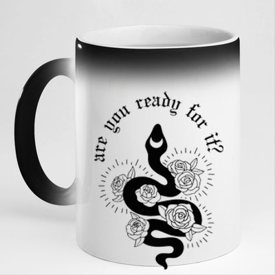 Are You Ready For It Rep Expression Snake 11oz Black Color Changing Mug