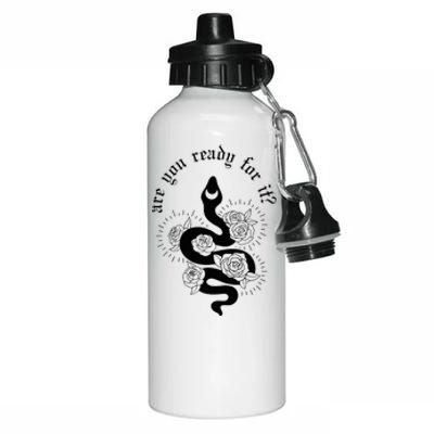 Are You Ready For It Rep Expression Snake Aluminum Water Bottle