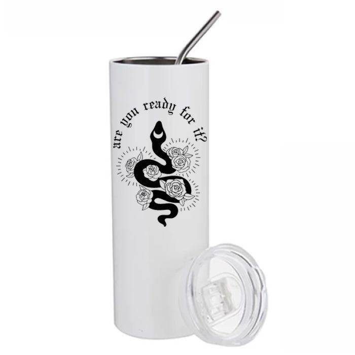 Are You Ready For It Rep Expression Snake Stainless Steel Tumbler