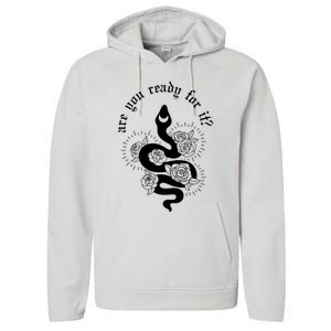 Are You Ready For It Rep Expression Snake Performance Fleece Hoodie