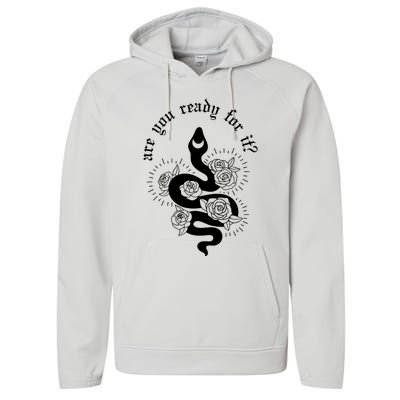 Are You Ready For It Rep Expression Snake Performance Fleece Hoodie