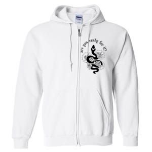 Are You Ready For It Rep Expression Snake Full Zip Hoodie