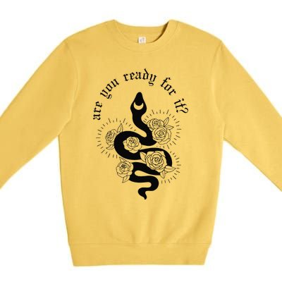 Are You Ready For It Rep Expression Snake Premium Crewneck Sweatshirt