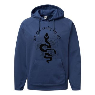 Are You Ready For It Rep Expression Snake Performance Fleece Hoodie