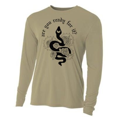 Are You Ready For It Rep Expression Snake Cooling Performance Long Sleeve Crew