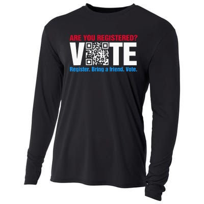 Are You Registered Vote Register Bring A Friend Cooling Performance Long Sleeve Crew