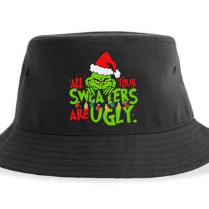 All Your Sweaters Are Ugly Christmas Sustainable Bucket Hat