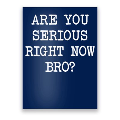 Are You Serious Right Now Bro? Poster