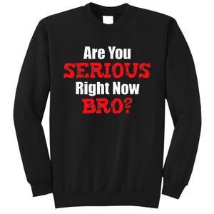 Are You Serious Right Now Bro Sweatshirt