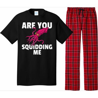 Are You Squidding Me Gift Squid Octopus Marine Biology Pajama Set