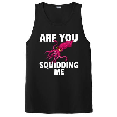 Are You Squidding Me Gift Squid Octopus Marine Biology PosiCharge Competitor Tank