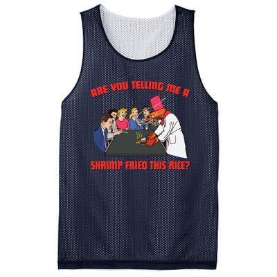 Are You Telling Me A Shrimp Fried This Rice Mesh Reversible Basketball Jersey Tank