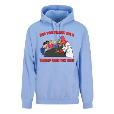 Are You Telling Me A Shrimp Fried This Rice Unisex Surf Hoodie