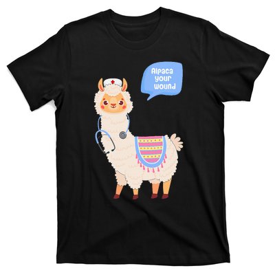 Alpaca Your Wound Cute Llama Wound Care Nurse T-Shirt