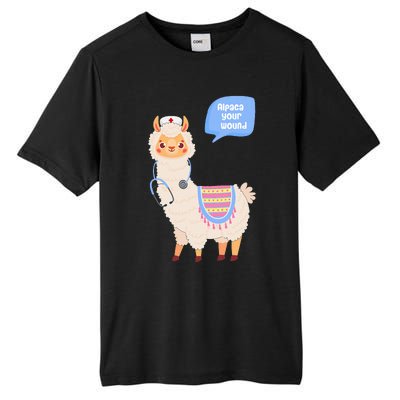 Alpaca Your Wound Cute Llama Wound Care Nurse Tall Fusion ChromaSoft Performance T-Shirt