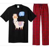 Alpaca Your Wound Cute Llama Wound Care Nurse Pajama Set