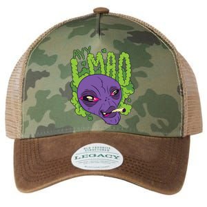 Ayy Lmao Marijuana Alien Legacy Tie Dye Trucker Hat