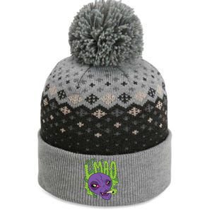 Ayy Lmao Marijuana Alien The Baniff Cuffed Pom Beanie