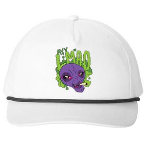 Ayy Lmao Marijuana Alien Snapback Five-Panel Rope Hat