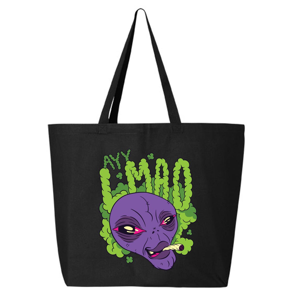 Ayy Lmao Marijuana Alien 25L Jumbo Tote