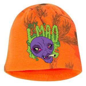 Ayy Lmao Marijuana Alien Kati - Camo Knit Beanie