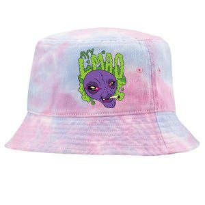 Ayy Lmao Marijuana Alien Tie-Dyed Bucket Hat