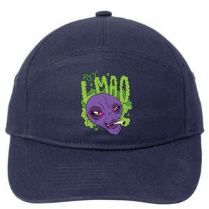 Ayy Lmao Marijuana Alien 7-Panel Snapback Hat