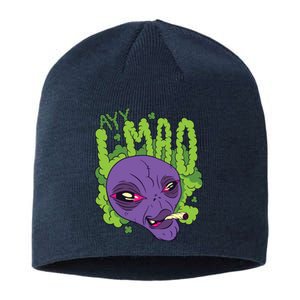 Ayy Lmao Marijuana Alien Sustainable Beanie