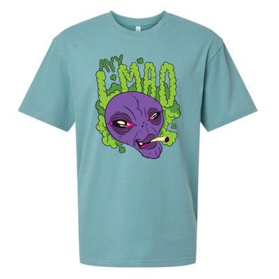 Ayy Lmao Marijuana Alien Sueded Cloud Jersey T-Shirt